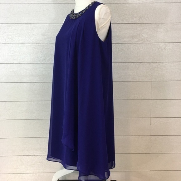 Vince Camuto Beaded Trapeze Dress - Picture 4 of 9